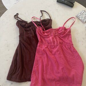 urban outfitters corset dresses